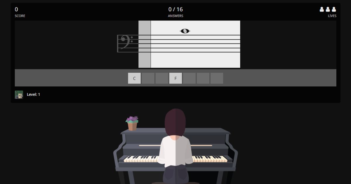 Bassonist ear training game