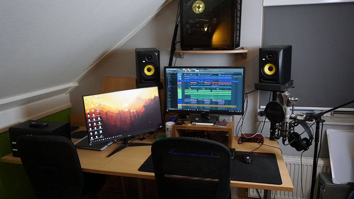 Martijn Darwinkel studio setup