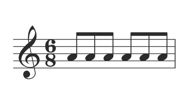 6/8 “simple” time signatures