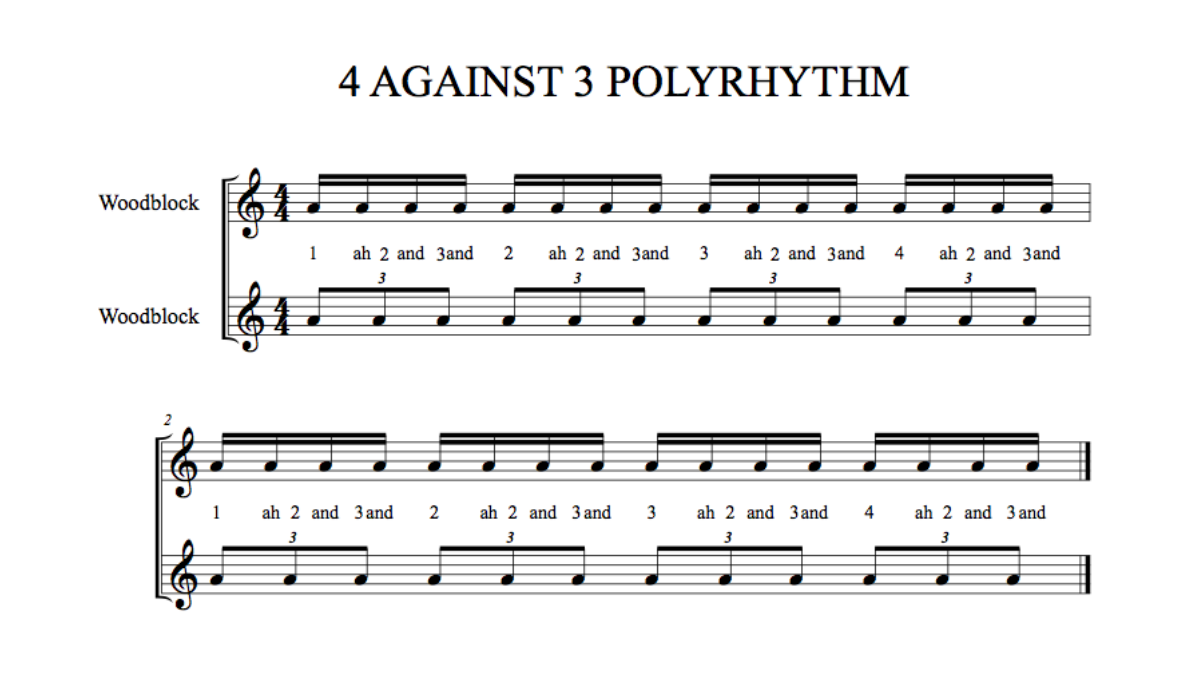 4 Against 3 Polyrhythm